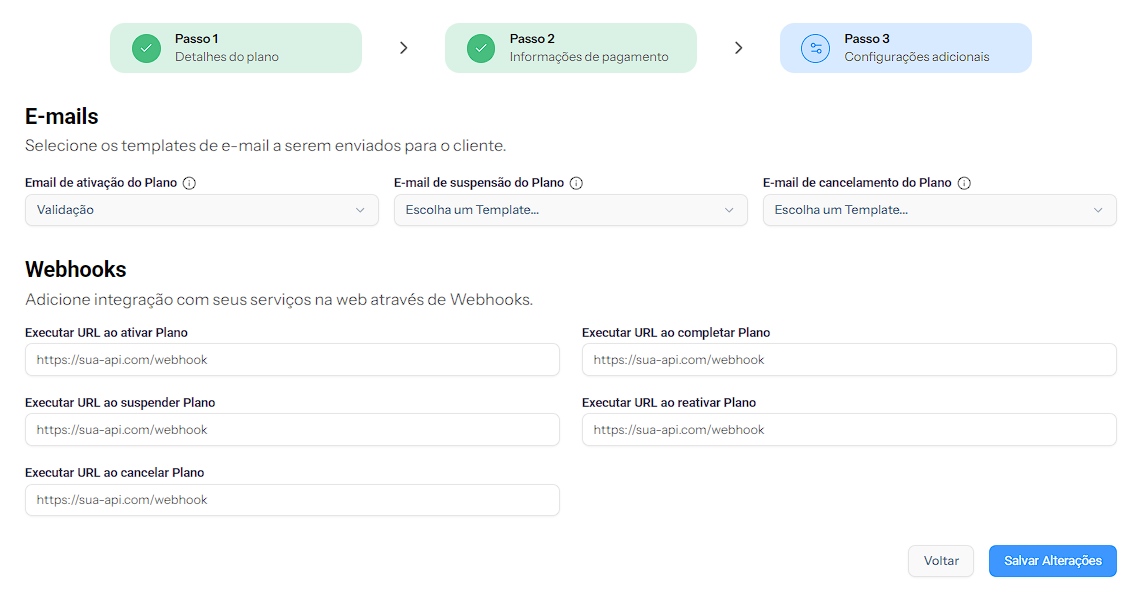 Automações e Webhooks iGeriu